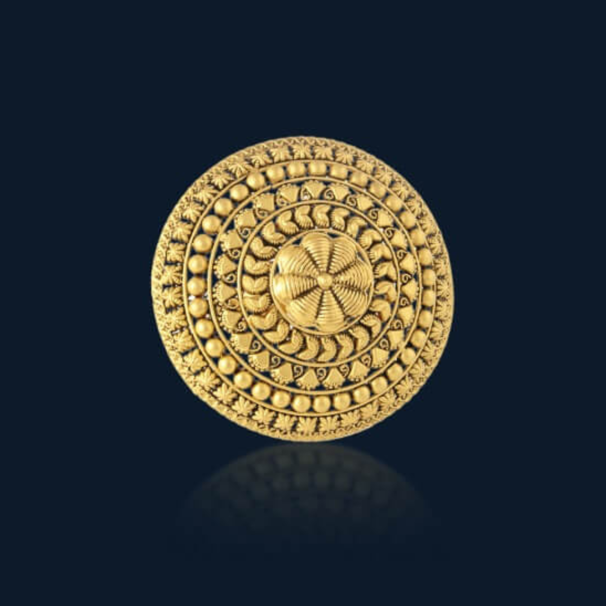 Ring in 22kt Antique gold