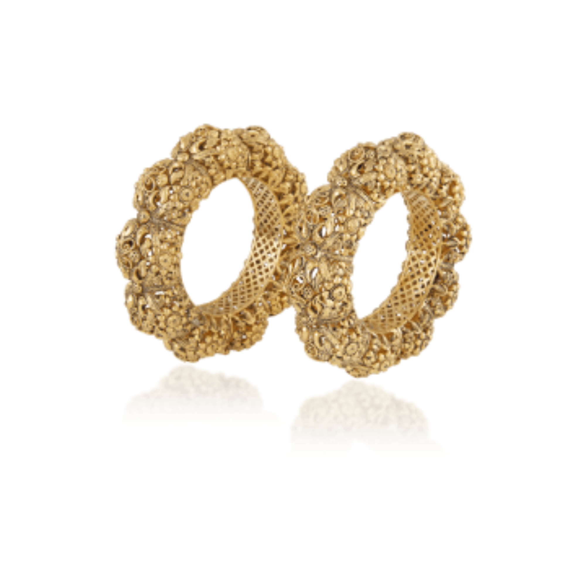 Kadas in 22kt antique gold