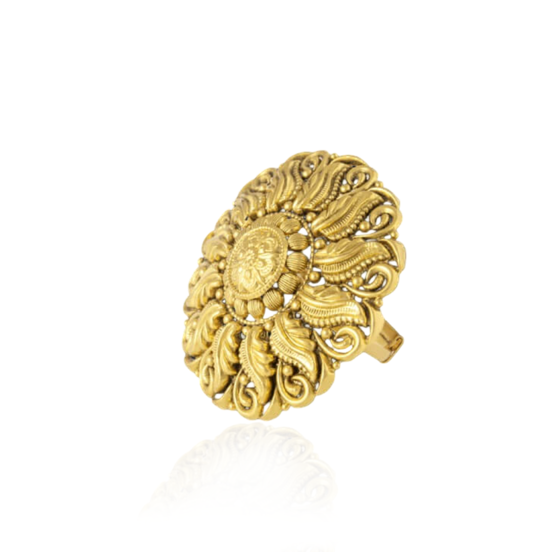 Ring in 22kt Antique gold