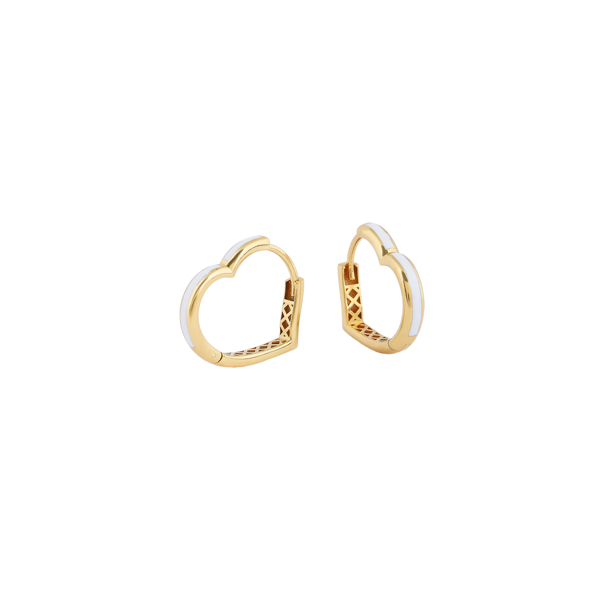 Italian Earring in 18kt yellow gold.