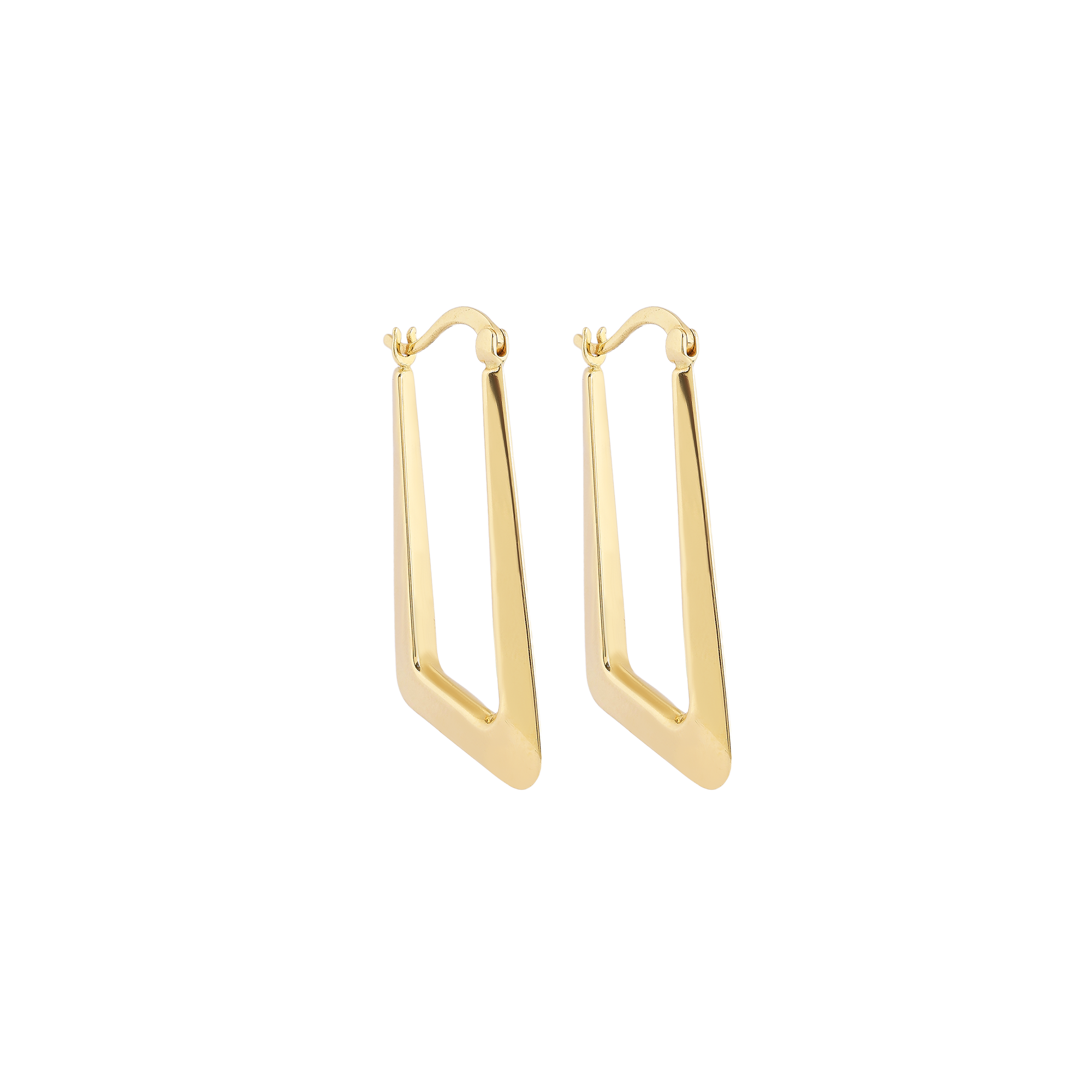 Italian Earring in 18kt yellow gold.