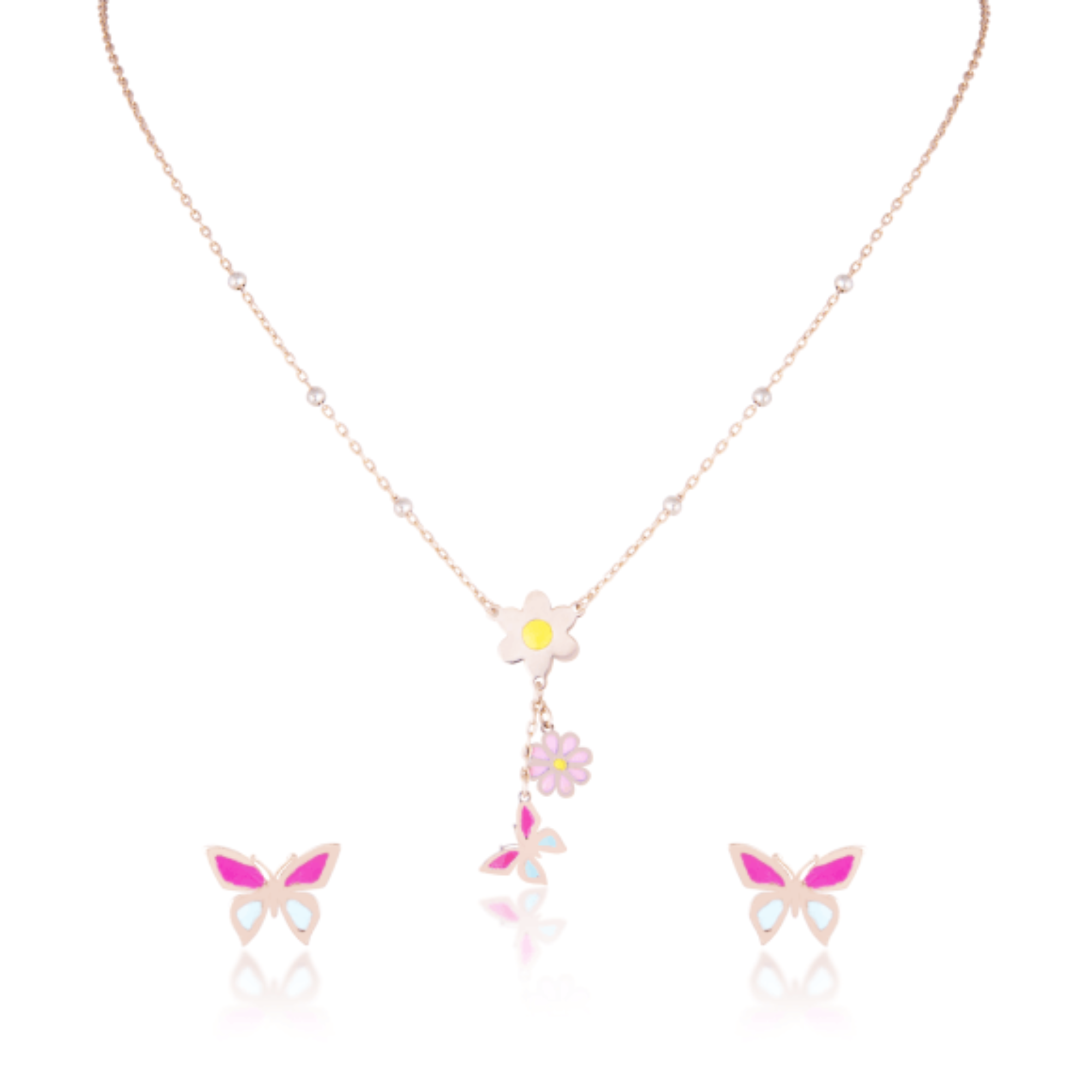 18Kt Pendant Set